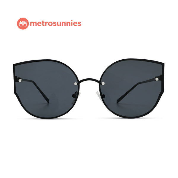 MetroSunnies Clara Sunnies (Onyx) / Sunglasses with UV400 Protection / Fashion Eyewear Unisex