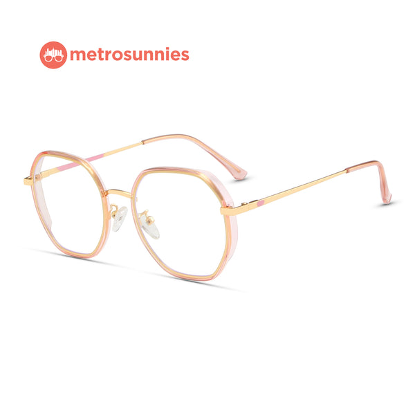 MetroSunnies Clyde Specs (Pink) / Con-Strain Blue Light / Versairy / Anti-Radiation Eyeglasses