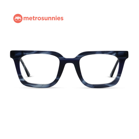MetroSunnies Cody Specs (Gray) / Handmade Acetate / Replaceable Lens / Eyeglasses
