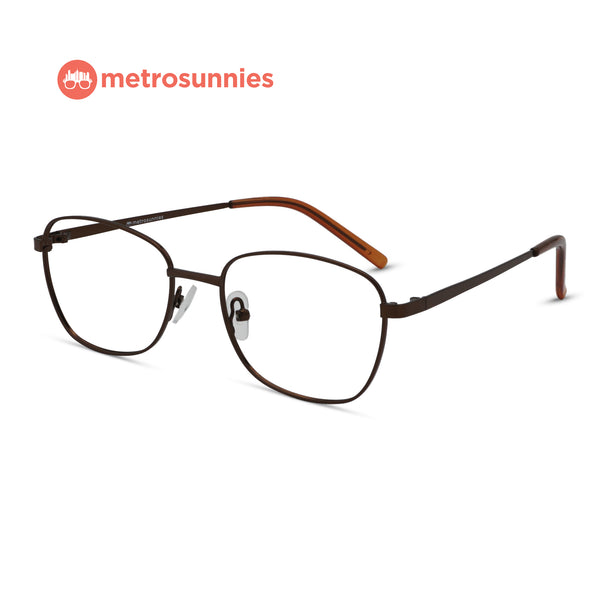 MetroSunnies Dawson Specs (Bronze) / Replaceable Lens / Eyeglasses for Men and Women