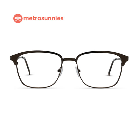 MetroSunnies Dresden Specs (Bronze) / Replaceable Lens / Eyeglasses for Men and Women