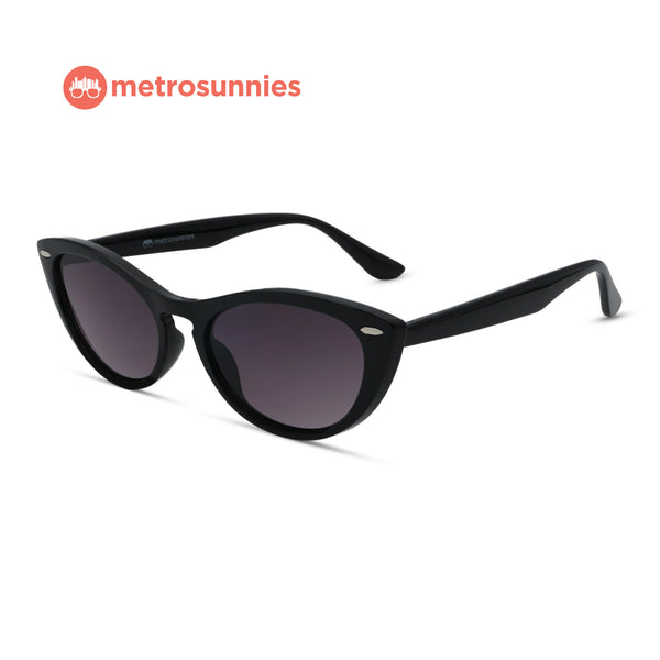 MetroSunnies Dylan Sunnies (Black) / Sunglasses with UV400 Protection / Fashion Eyewear Unisex