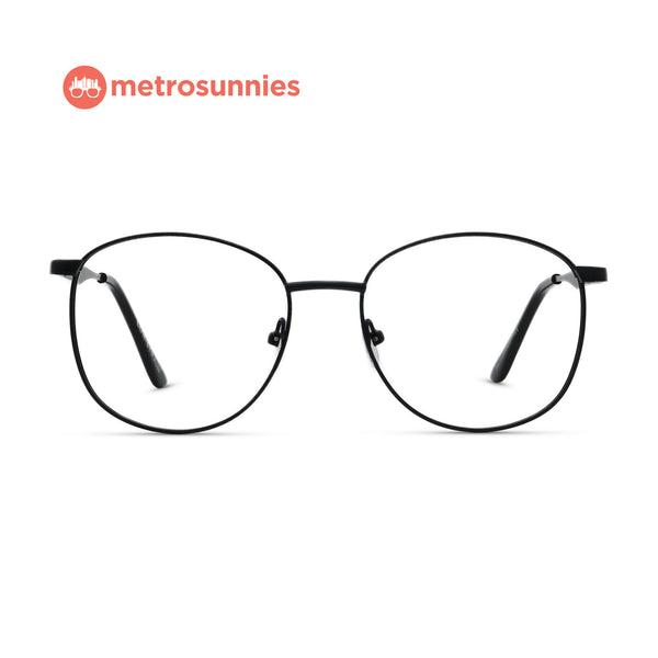 MetroSunnies Ellie Specs (Black) / Replaceable Lens / Eyeglasses for Men and Women