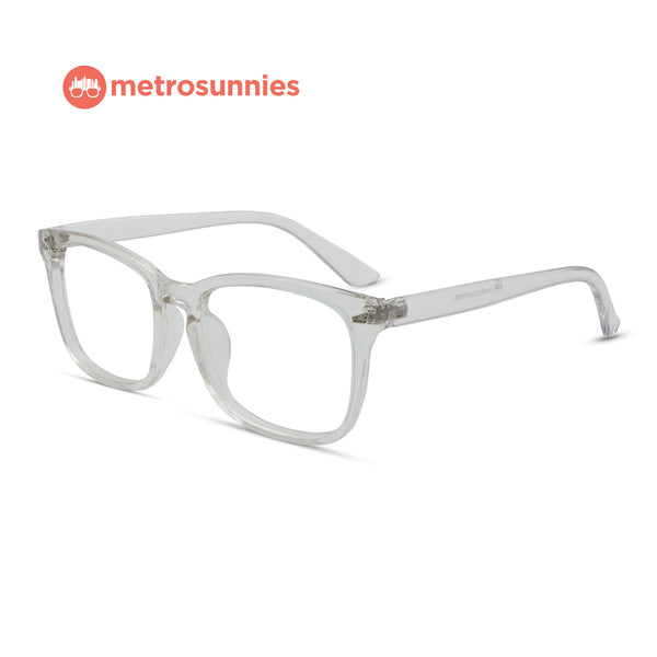 MetroSunnies Flynn Specs (Clear) / Replaceable Lens / Eyeglasses for Men and Women