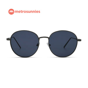 MetroSunnies Frankie Sunnies (Black) / Sunglasses with UV400 Protection / Fashion Eyewear Unisex