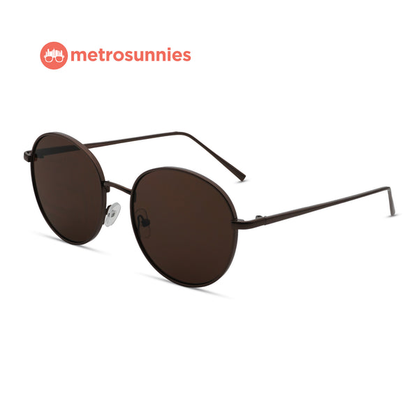 MetroSunnies Frankie Sunnies (Brown) / Sunglasses with UV400 Protection / Fashion Eyewear Unisex