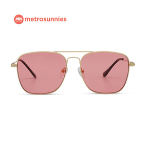 MetroSunnies Freddie Sunnies (Berry) / Sunglasses with UV400 Protection / Fashion Eyewear Unisex