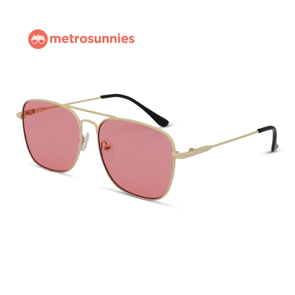 MetroSunnies Freddie Sunnies (Berry) / Sunglasses with UV400 Protection / Fashion Eyewear Unisex