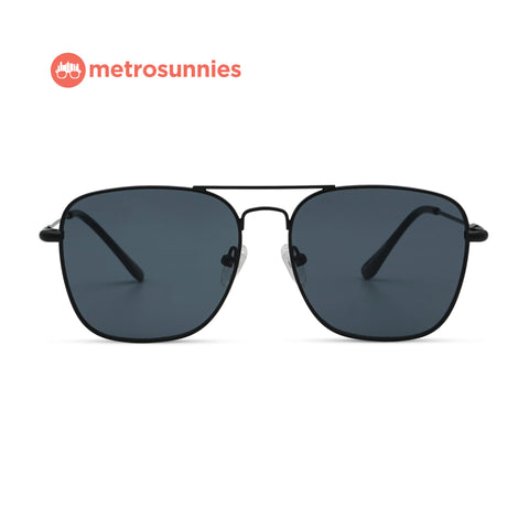 MetroSunnies Freddie Sunnies (Black) / Sunglasses with UV400 Protection / Fashion Eyewear Unisex