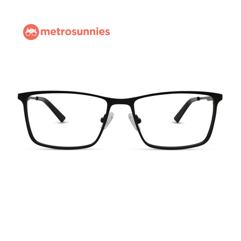 MetroSunnies Gary Specs (Black) / Replaceable Lens / Eyeglasses for Men and Women