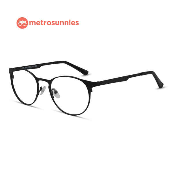 MetroSunnies Geri Specs (Black) / Con-Strain Blue Light / Anti-Radiation Computer Eyeglasses