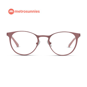 MetroSunnies Geri Specs (Pink) / Replaceable Lens / Eyeglasses for Men and Women