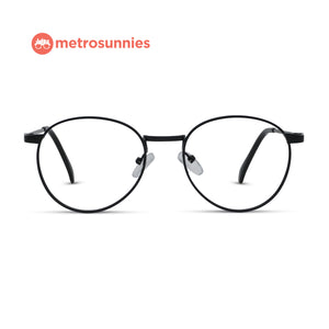 MetroSunnies Glenn Specs (Black) / Replaceable Lens / Eyeglasses for Men and Women