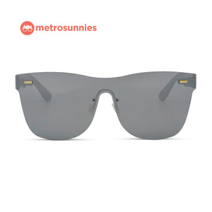 MetroSunnies Gordon Sunnies (Silver) / Sunglasses with UV400 Protection / Fashion Eyewear Unisex