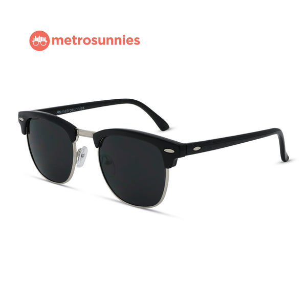MetroSunnies Jack Sunnies (Black) / Sunglasses with UV400 Protection / Fashion Eyewear Unisex
