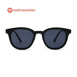 MetroSunnies Jacky Sunnies (Black) / Sunglasses with UV400 Protection / Fashion Eyewear Unisex