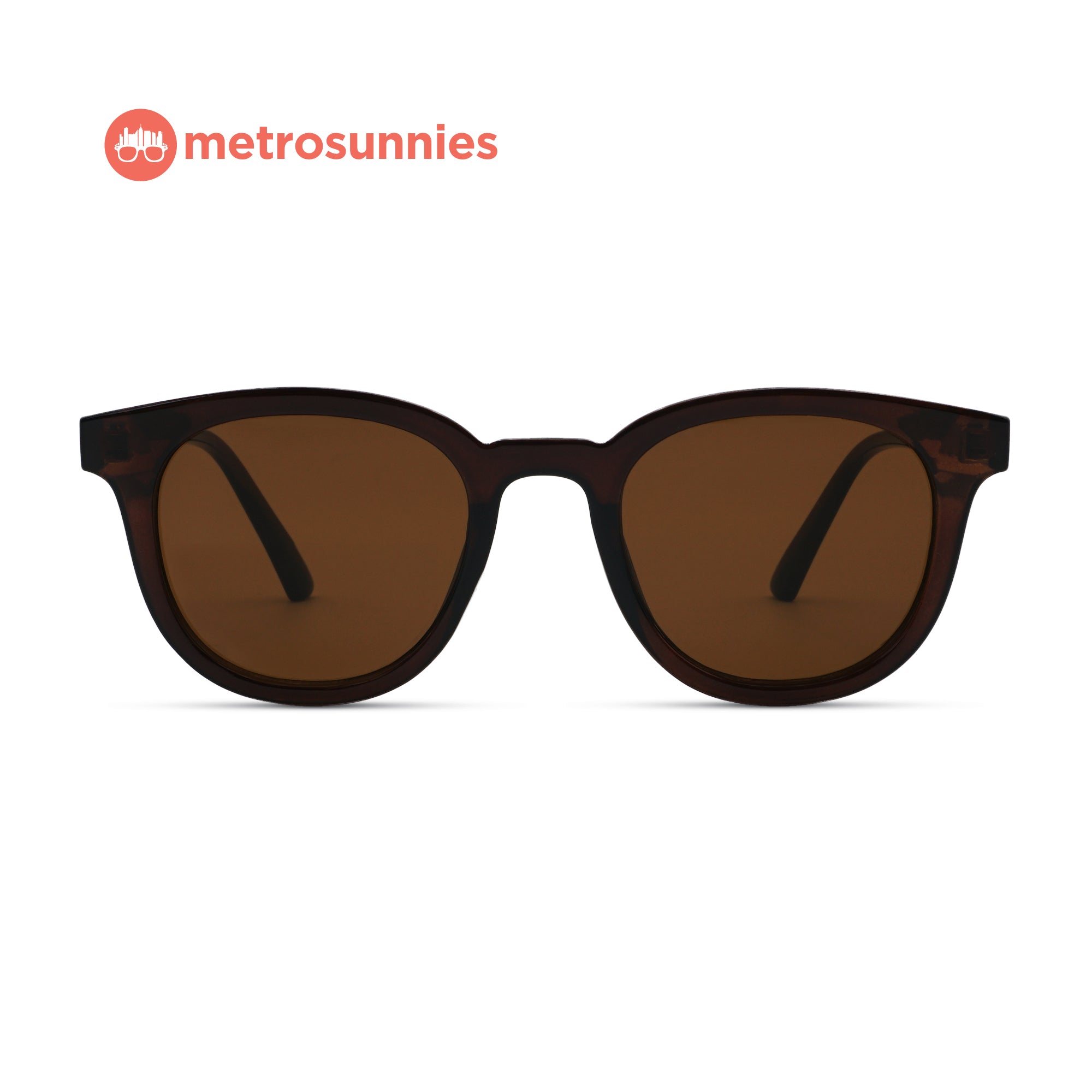 MetroSunnies Jacky Sunnies (Brown) / Sunglasses with UV400 Protection / Fashion Eyewear Unisex