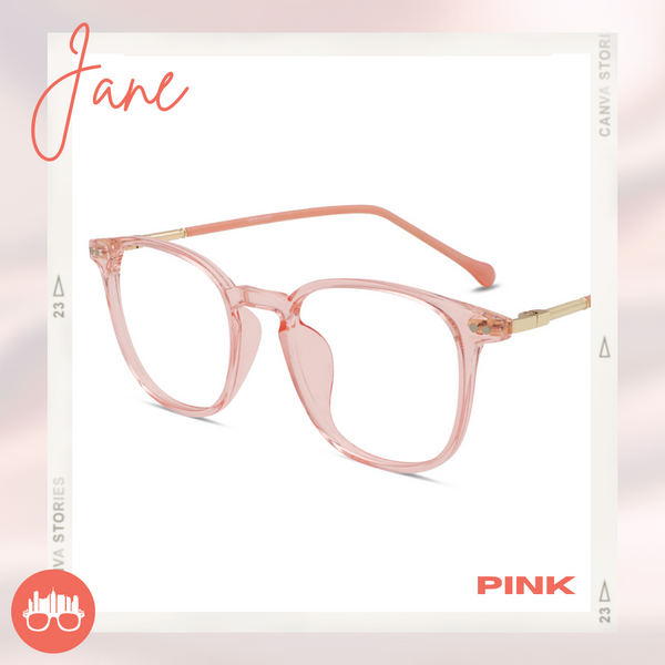 MetroSunnies Jane (Pink) / Con-Strain PRO Photochromic Blue Light / Versairy / UV400 / Anti-Radiation
