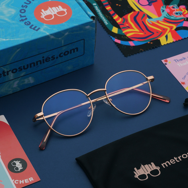 MetroSunnies Jensen Specs (Black) / Replaceable Lens / Eyeglasses for Men and Women