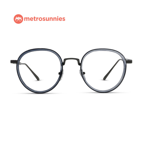 MetroSunnies Jessie Specs (Gray) / Replaceable Lens / Eyeglasses for Men and Women