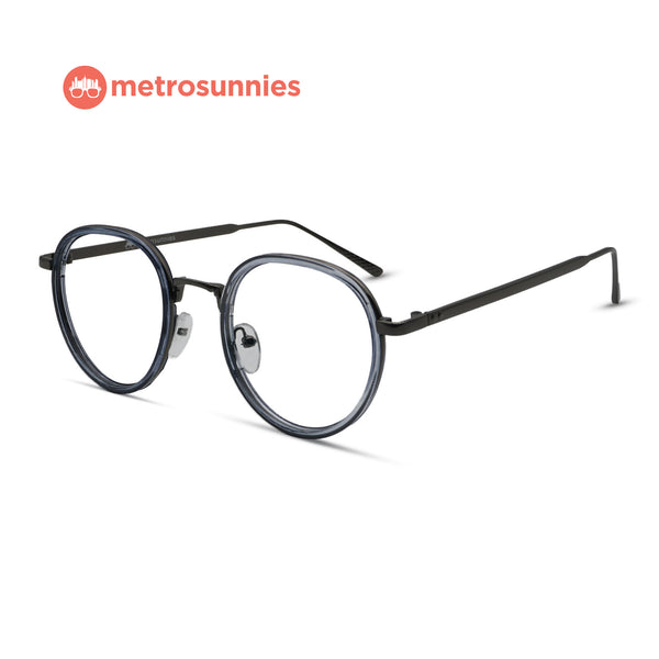 MetroSunnies Jessie Specs (Gray) / Replaceable Lens / Eyeglasses for Men and Women