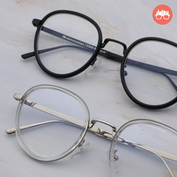 MetroSunnies Jessie Specs (Clear) / Replaceable Lens / Eyeglasses for Men and Women