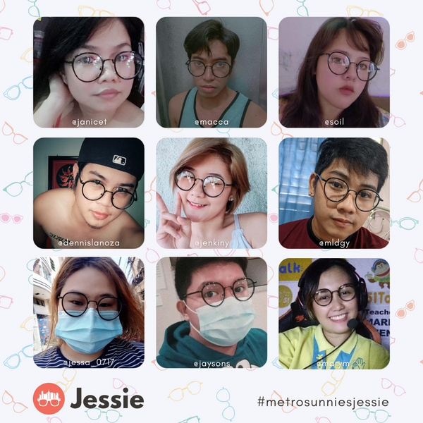 MetroSunnies Jessie Specs (Black) / Replaceable Lens / Eyeglasses for Men and Women