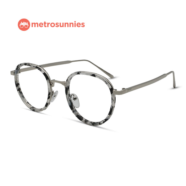 MetroSunnies Jessie Specs (Splatter) / Replaceable Lens / Eyeglasses for Men and Women