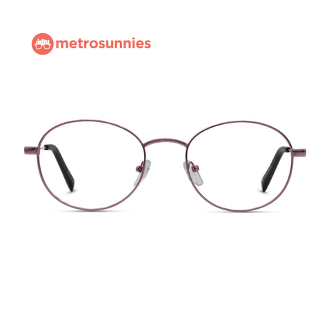 MetroSunnies Jet Specs (Plum) / Replaceable Lens / Eyeglasses for Men and Women