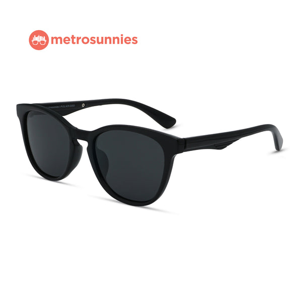 MetroSunnies Jill Sunnies (Black) / Polarized Sunglasses UV400 / Fashion Eyewear for Men and Women