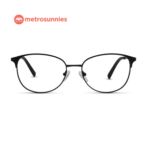 MetroSunnies Juno Specs (Black) / Replaceable Lens / Eyeglasses for Men and Women