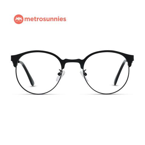 MetroSunnies Kate Specs (Black) / Replaceable Lens / Eyeglasses for Men and Women
