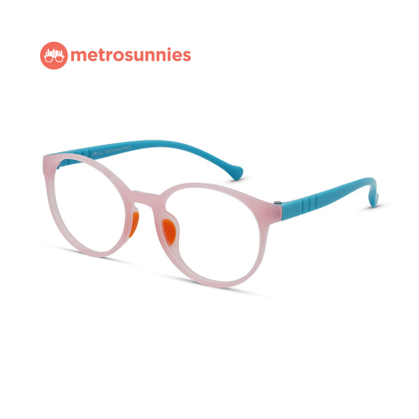 Lil' MetroSunnies Kyle Kid's Eyeglasses (Bubble Gum) / Con-Strain Blue Light / Anti-Radiation