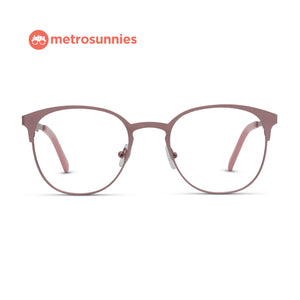 MetroSunnies Lauren Specs (Pink) / Replaceable Lens / Eyeglasses for Men and Women