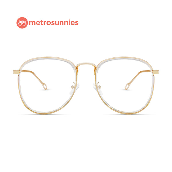 MetroSunnies Linda Specs (Clear) / Replaceable Lens / Eyeglasses for Men and Women