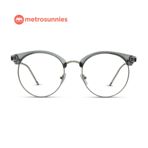 MetroSunnies Luna Specs (Gray) / Replaceable Lens / Eyeglasses for Men and Women