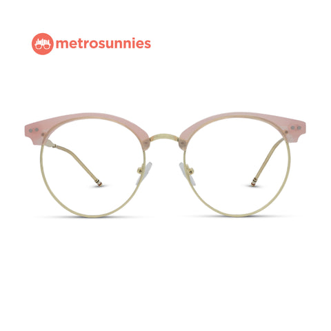 MetroSunnies Luna Specs (Pink) / Replaceable Lens / Eyeglasses for Men and Women