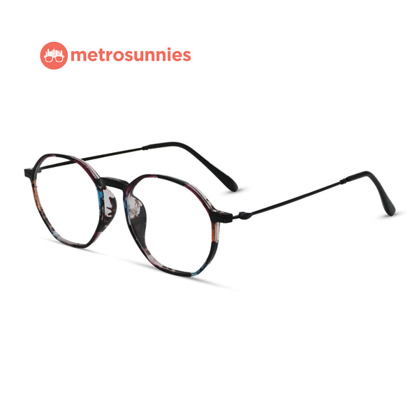 MetroSunnies Maddox Specs (Flora) / Replaceable Lens / Versairy Ultralight Weight / Eyeglasses