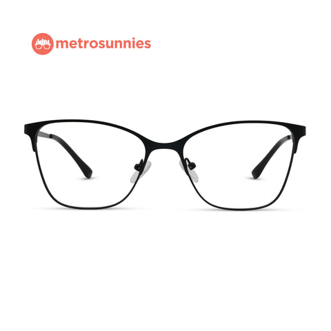 MetroSunnies Madison Specs (Black) / Replaceable Lens / Eyeglasses for Men and Women
