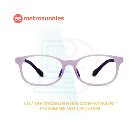 Lil' MetroSunnies Maurice Kid's Eyeglasses (Bubble Gum) / Con-Strain Blue Light / Anti-Radiation