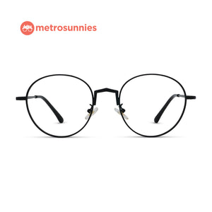 MetroSunnies Mavi Specs (Black) / Replaceable Lens / Eyeglasses for Men and Women