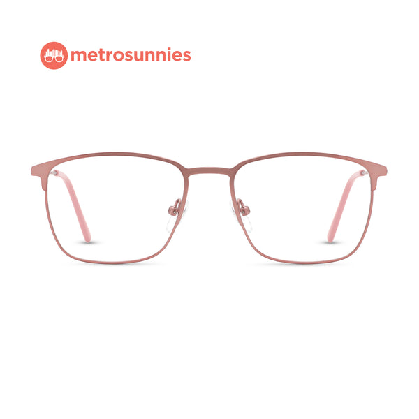 MetroSunnies Max Specs (Pink) / Con-Strain Blue Light / Anti-Radiation Computer Eyeglasses