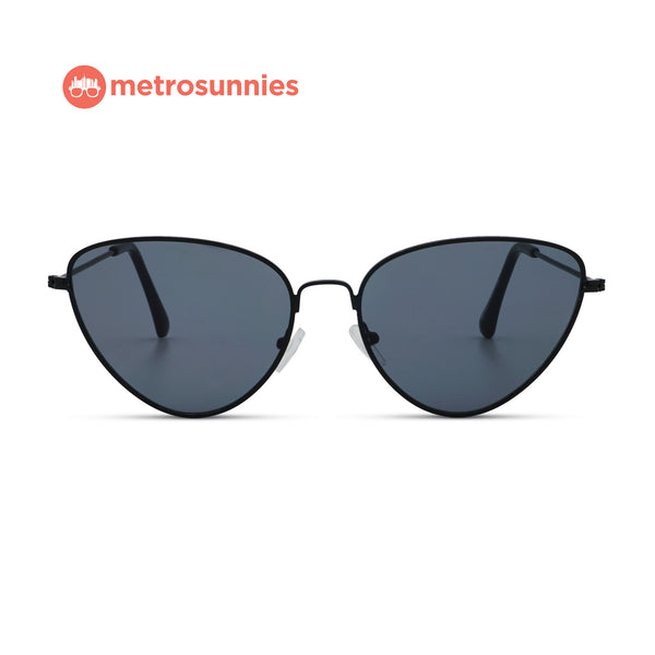 MetroSunnies Meg Sunnies (Onyx) / Sunglasses with UV400 Protection / Fashion Eyewear Unisex