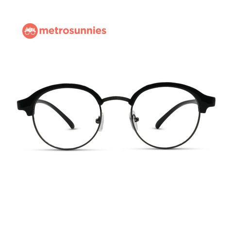 MetroSunnies Micah Specs (Black) / Replaceable Lens / Eyeglasses for Men and Women