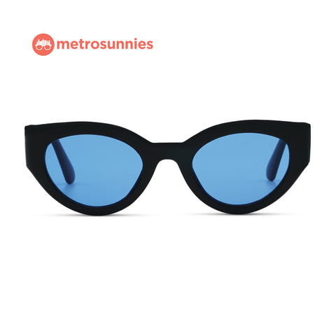 MetroSunnies Michelle Sunnies (Black) / Sunglasses with UV400 Protection / Fashion Eyewear Unisex