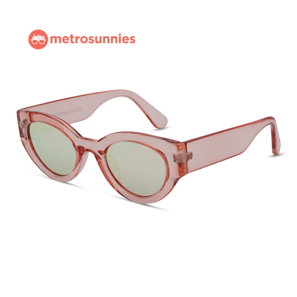 MetroSunnies Michelle Sunnies (Pink) / Sunglasses with UV400 Protection / Fashion Eyewear Unisex