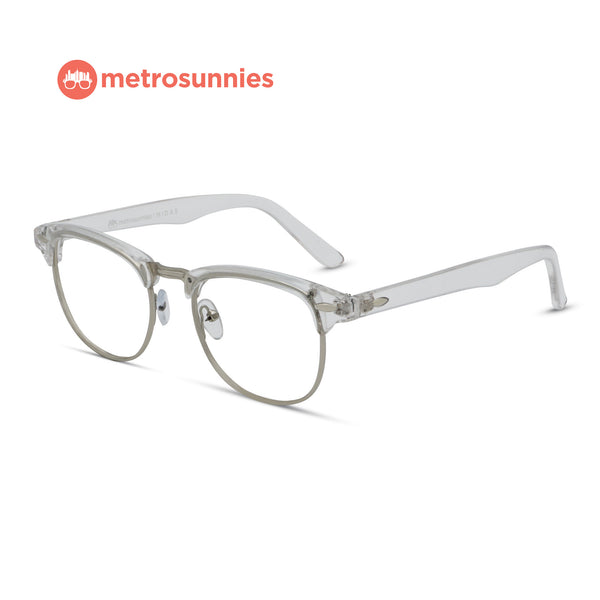 MetroSunnies Midas Specs (Clear) / Replaceable Lens / Eyeglasses for Men and Women