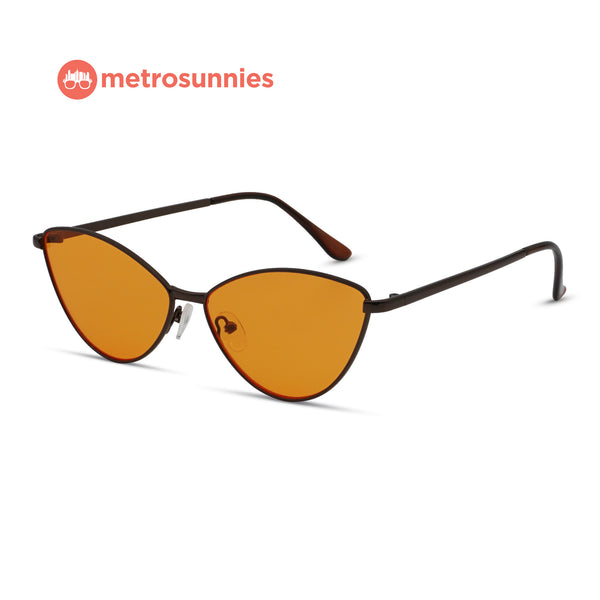 MetroSunnies Mila Sunnies (Apricot) / Sunglasses with UV400 Protection / Fashion Eyewear Unisex