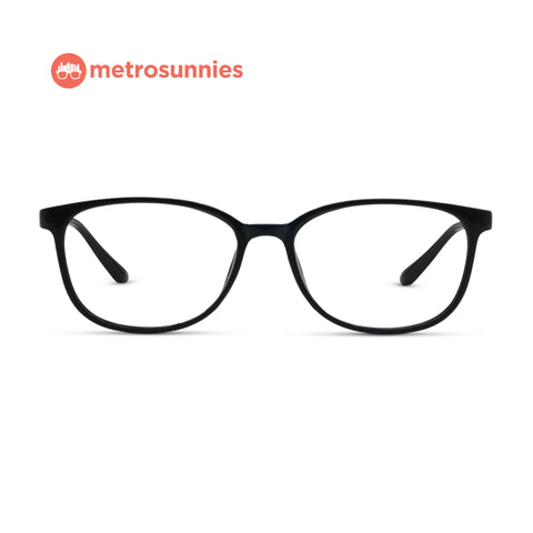 MetroSunnies Mitch Specs (Black) / Replaceable Lens / Eyeglasses for Men and Women