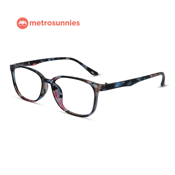 MetroSunnies Mitch Specs (Flora) / Replaceable Lens / Eyeglasses for Men and Women